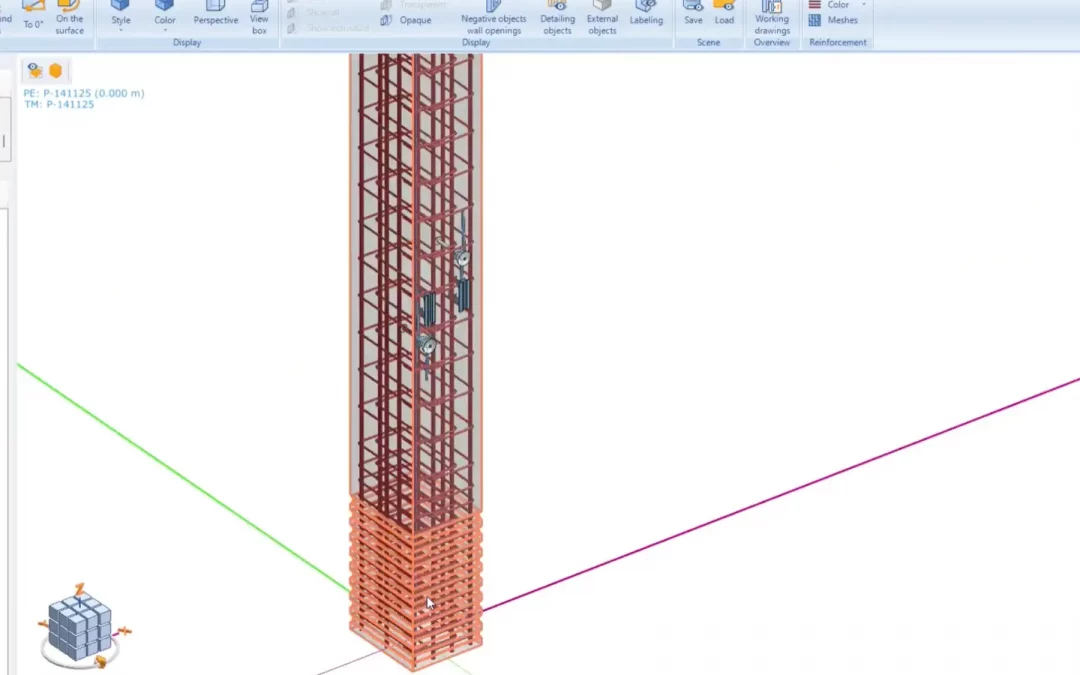 Cálculo estructural de pilares prefabricados: Guía de modelado técnico