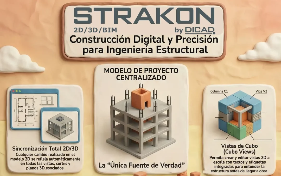 STRAKON: El software BIM CAD de diseño estructural para ingeniería de alta precisión